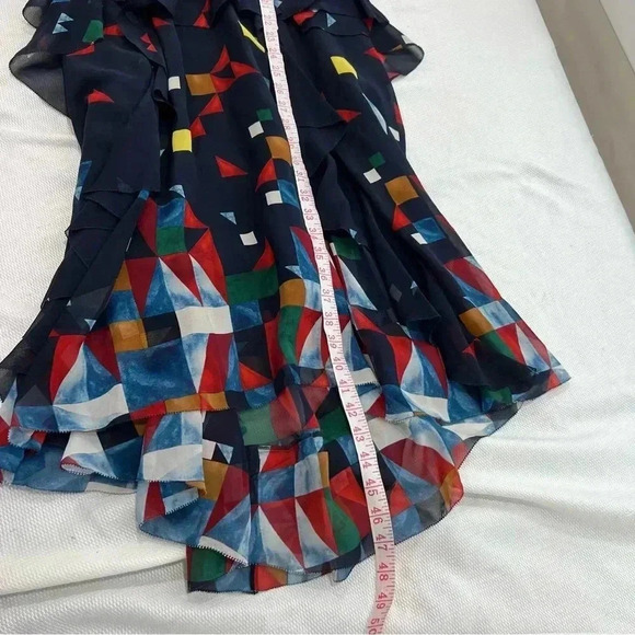 Joie Kiersten Printed Silk‎ Ruffle Dress-Size 4 - Picture 13 of 13